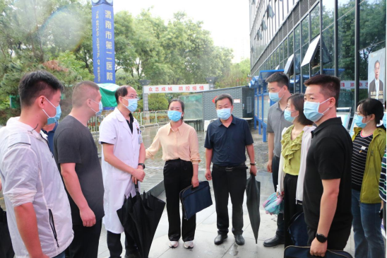 市创建办督导组莅临渭南市第二医院检查创文工作