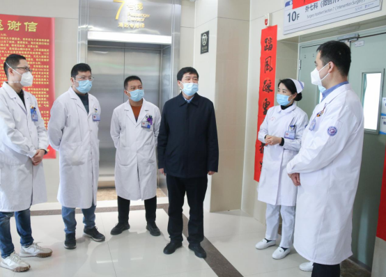 收心鼓劲催奋进 奋楫实干启新程——渭南市第二医院领导